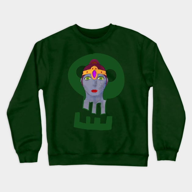 Lady of The Dead Crewneck Sweatshirt by Dandy Doodles